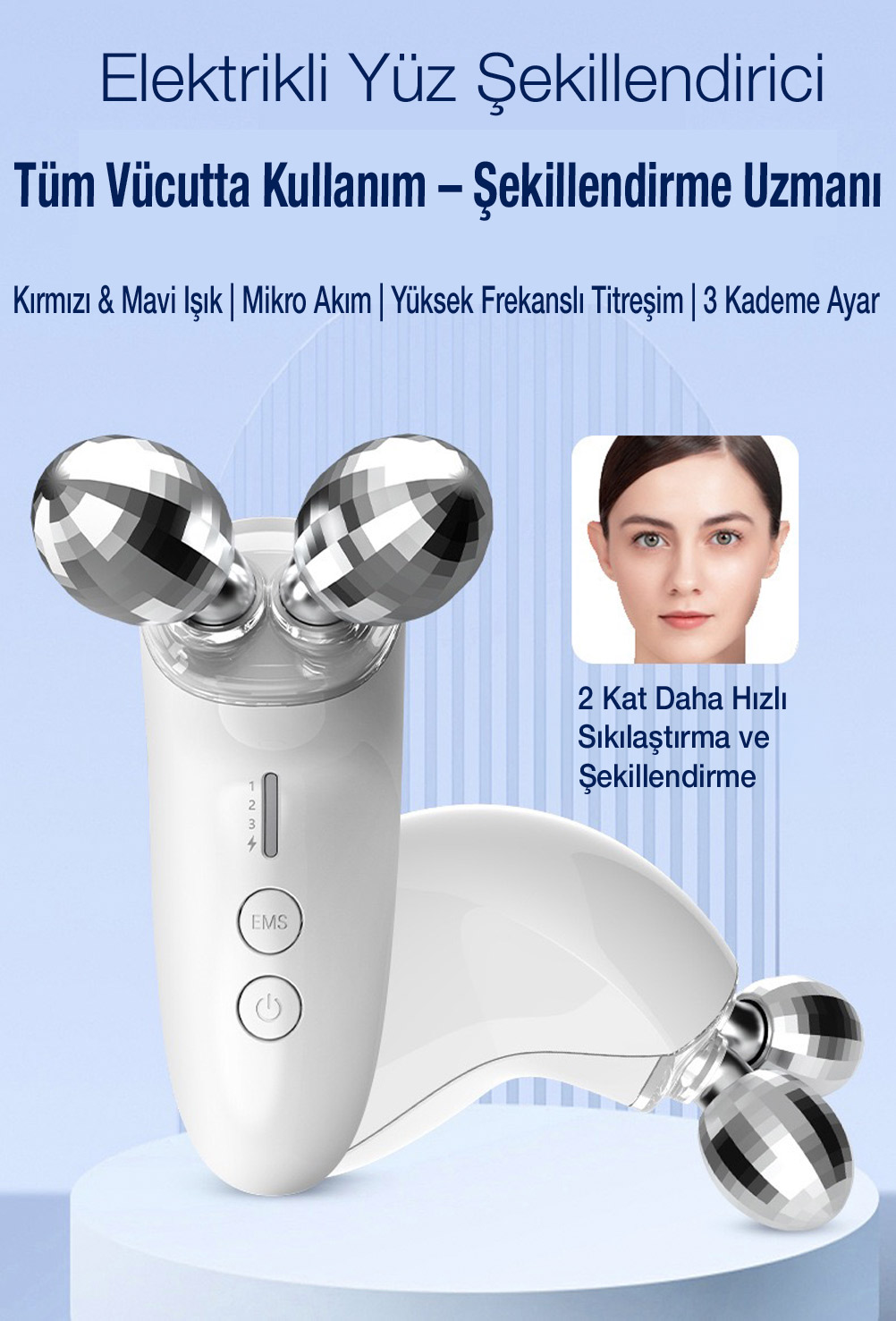GlowLift Pro: V-Line Yüz Şekillendirme Cihazı - 4
